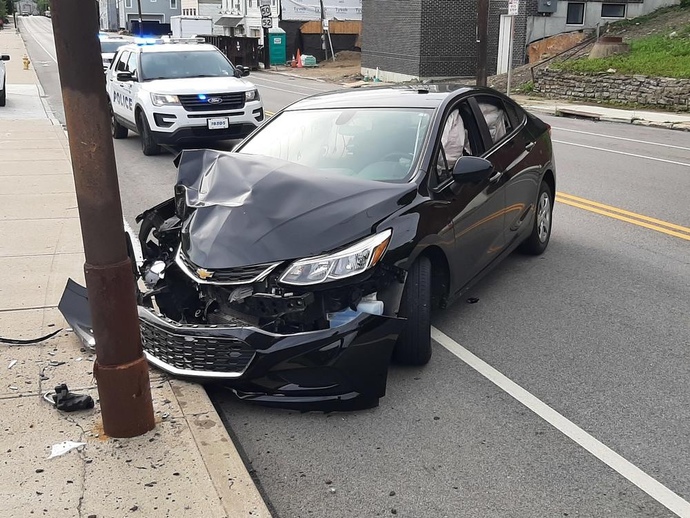 Your partner has crashed your car into a pole. What would you tell them or how would you react?