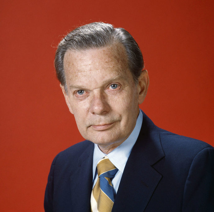 Besides talking on his ham radio, this famous newscaster spent most of his life talking into a microphone for a living. Who is it?