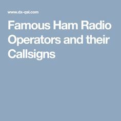 Besides talking on his ham radio, this famous newscaster spent most of his life talking into a microphone for a living. Who is it?