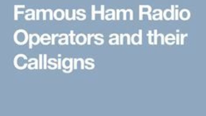 Besides talking on his ham radio, this famous newscaster spent most of his life talking into a microphone for a living. Who is it?