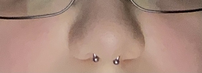 I got my nose pierced today! What do you think?