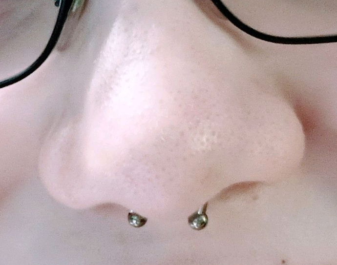 I got my nose pierced today! What do you think?