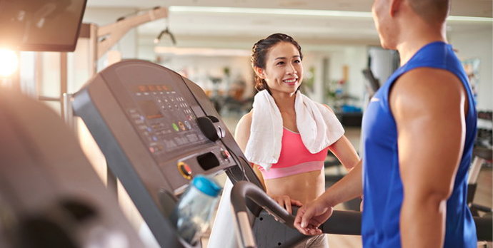 Do you think its appropriate to try and flirt with someone at the gym while they are trying to work out?