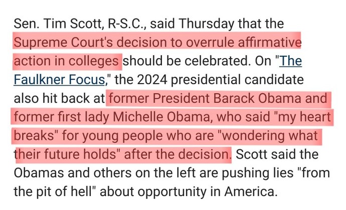 Is Barack Obama racist for suggesting people of color cant be successful without employing racism towards white and Asian people?