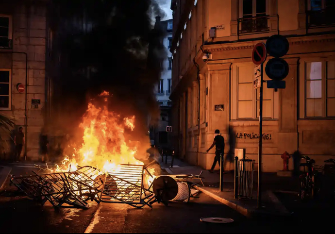 So there are riots in France over a cop killed Algerian kid…but that means there are thousands of Algerians?