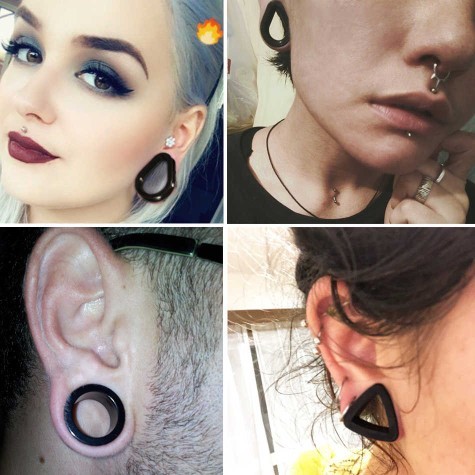 Do you think earlobe stretch earrings are attractive?