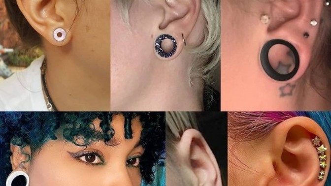 Do you think earlobe stretch earrings are attractive?