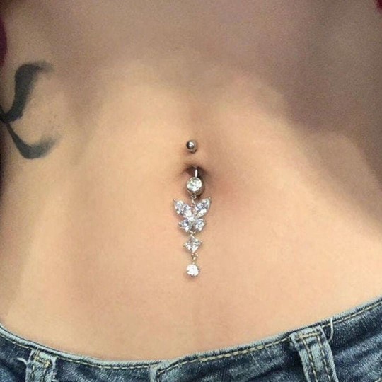 Whats the most prettiest and the most unattractive navel piercing. Theirs the regular pierced, double pierced, and the long pierced?