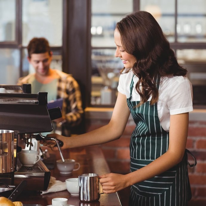 The real barista was hotter than this