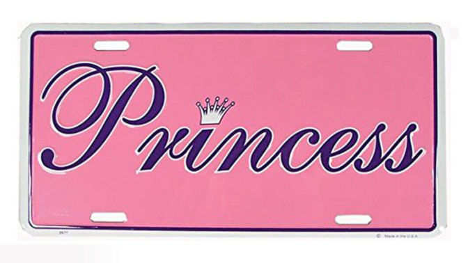What first comes to mind when you see this on an adult womans car?