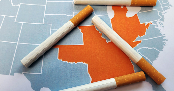 Is it coincidence that the highest states of smoking is the poorest in America?