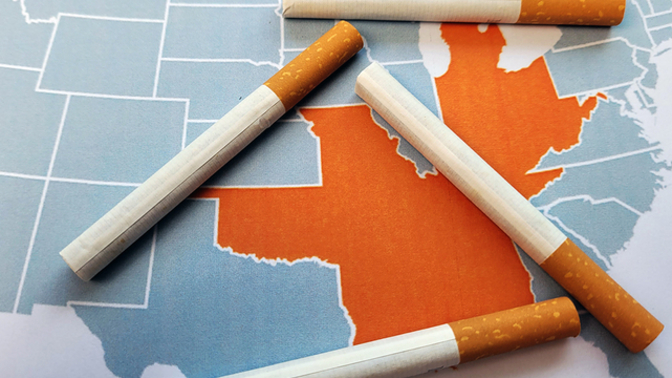 Is it coincidence that the highest states of smoking is the poorest in America?
