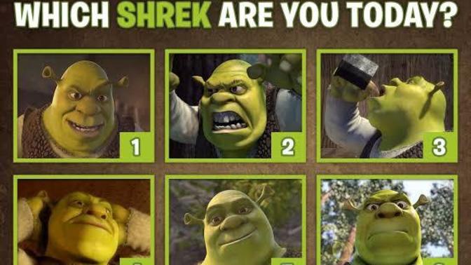 Which Shrek are you today?