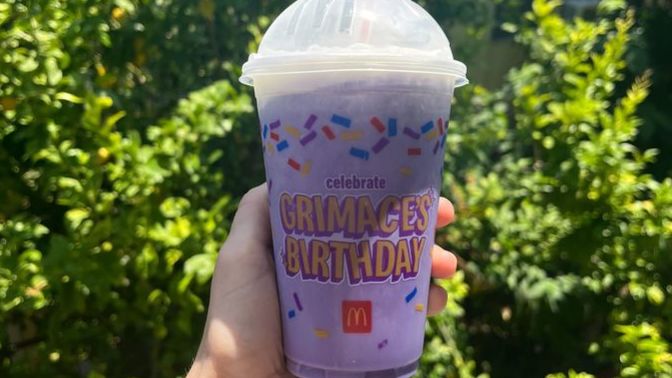 Have you tried the Grimace Shake?