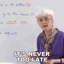 Is it too late to start college at 23/24?