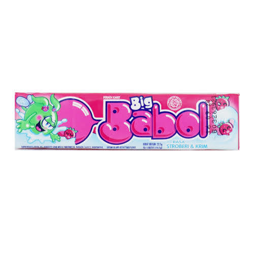 Big Babol strawberry & cream