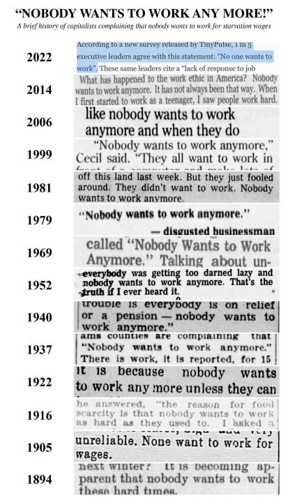 Do you think people today are lazier when it comes to working?