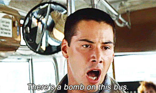 There is a bomb on the bus that will detonate if speed drops under 50, what would you do?