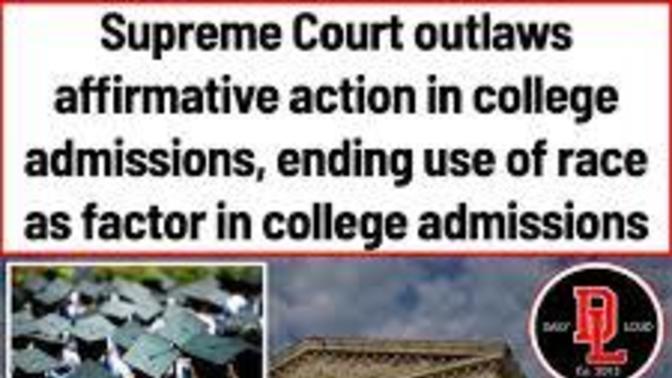 Affirmative Action. Should Colleges like Harvard have an admissions policy that reflects the demographics of the United States?