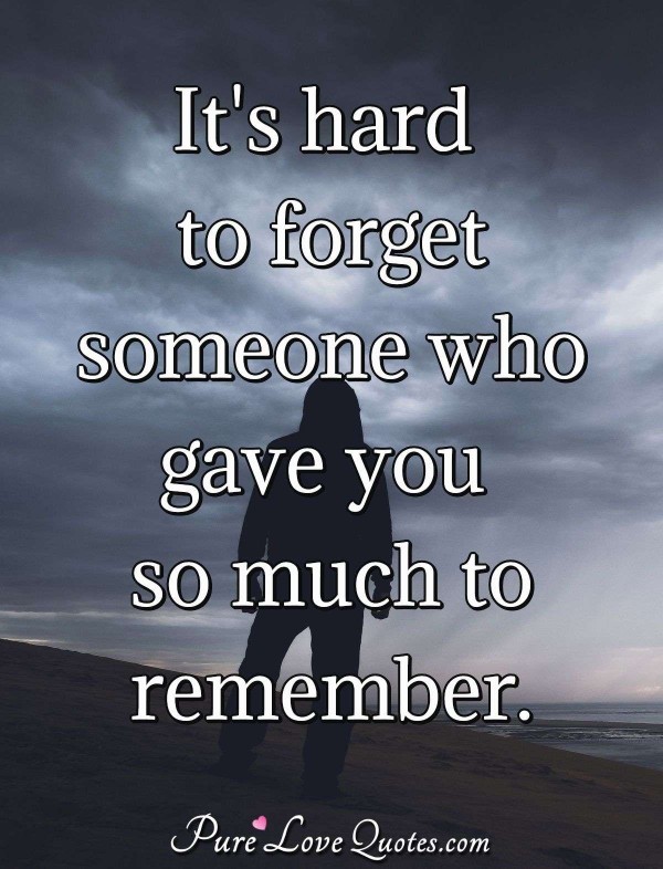 Best way to forget about someone?