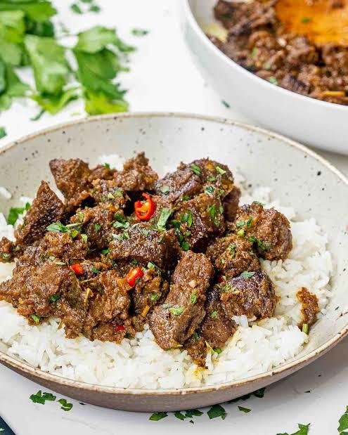 Beef rendang