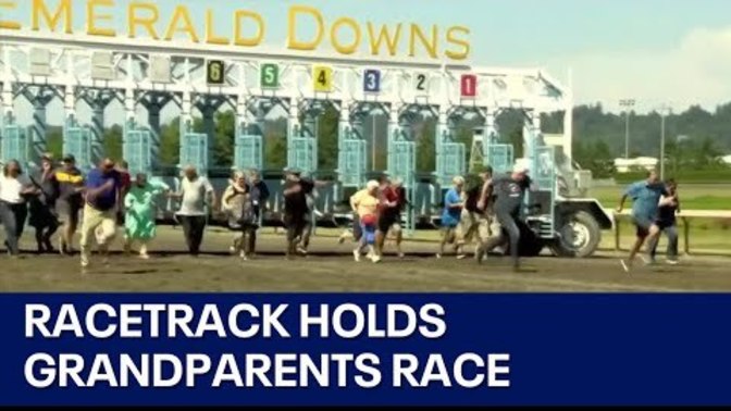 Who wins in a GRANDPARENTS RACE?