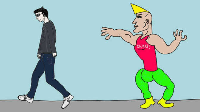 Is it possible that when making the "virgin&chad" meme, they looked at British royals for inspiration?