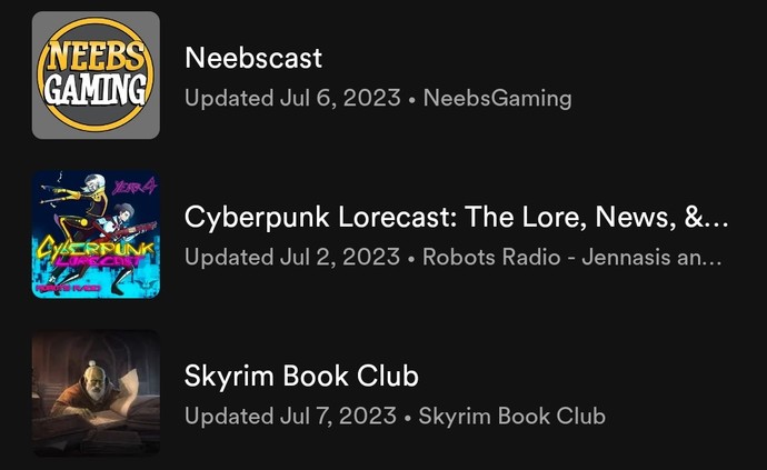 What podcasts do you listen to?