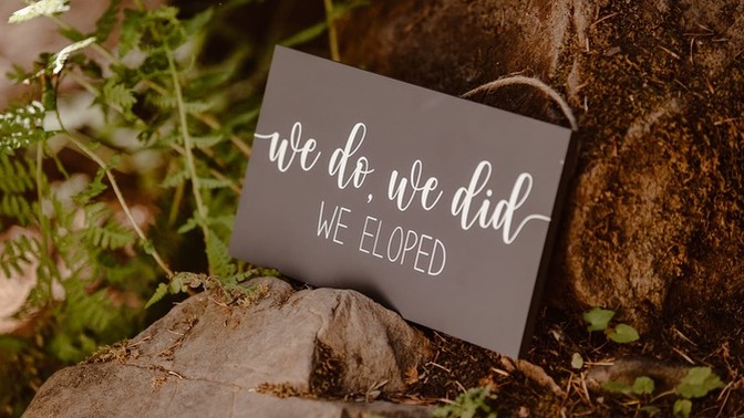 After having a private wedding, what was the outcome when the families found out?