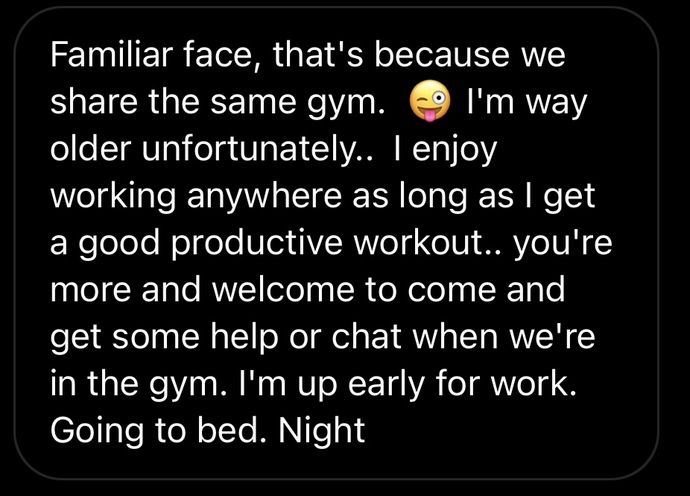 What did I do wrong should I have said more than just “hi” ?