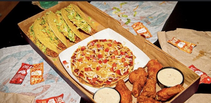 Two of these disappear forever, pizza, chicken wings or tacos? Which are you keeping?