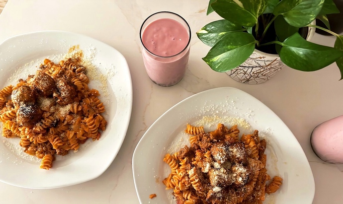 Pasta for lunch 🙃
