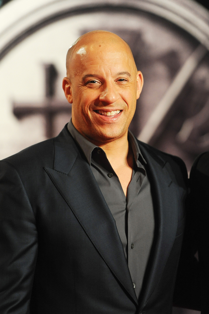 Can you tell that vin diesel is black?