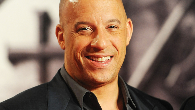 Can you tell that vin diesel is black?