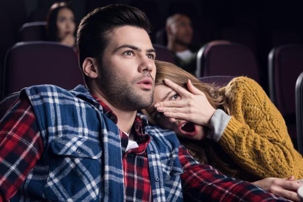 Ladies. How are your reactions watching a scary movie with your date. In the cinema or at home?