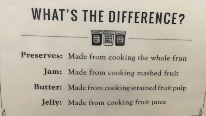Do you know the DIFFERENCE between JAM and JELLY?