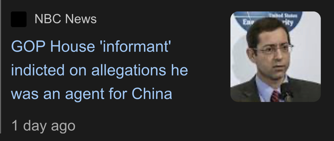 Oh!!! The guy accusing Biden of being a Chinese agent is…a Chinese Agent?