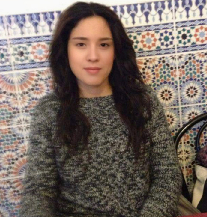 Does this Lebanese woman looked mixed with something?