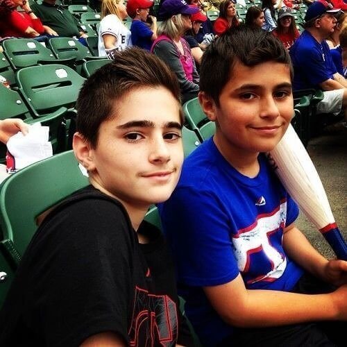 twins of an Italian and Irish parents