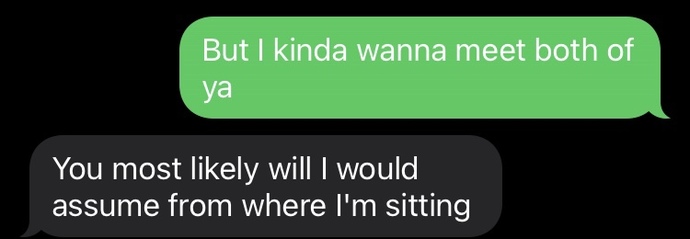 Guy I met on bumble.. what does he mean by this?