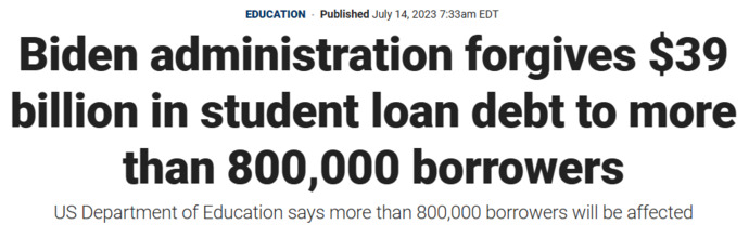 2/3 of student debt is owed by the top 40% wealthiest households. So why do Democrats want to force people who are not wealthy to pay their debt off?