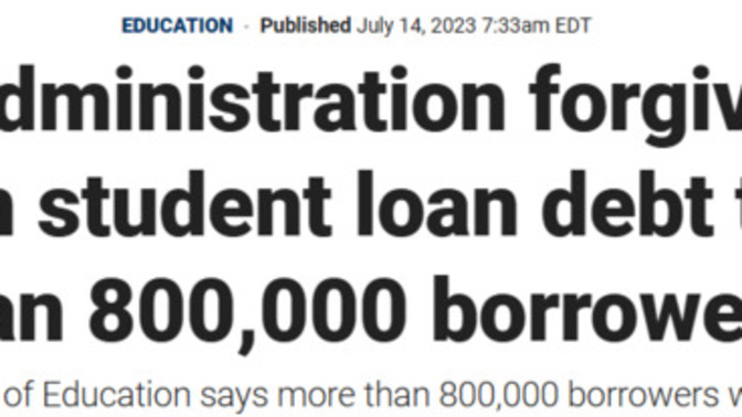 2/3 of student debt is owed by the top 40% wealthiest households. So why do Democrats want to force people who are not wealthy to pay their debt off?
