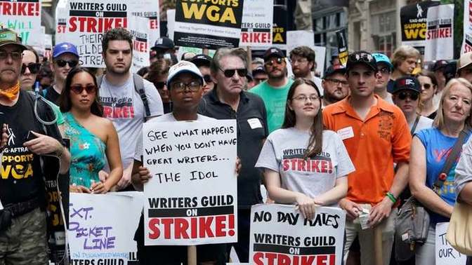 What do you think about ongoing writer and actor protests?