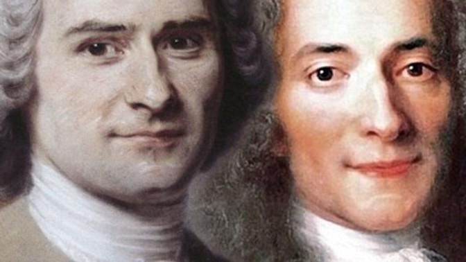 Here's an epistolary exchange between Voltaire and Rousseau. Who's right between the two?