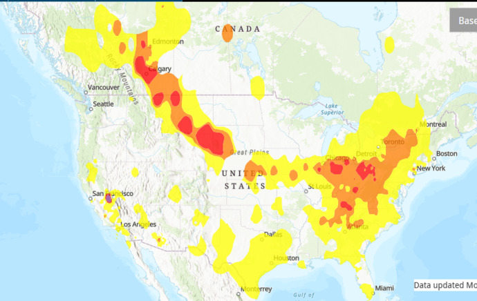 Why isnt Biden doing more about the Canadian WMD smoke bomb it is sending into the United States? When is enough ENOUGH?