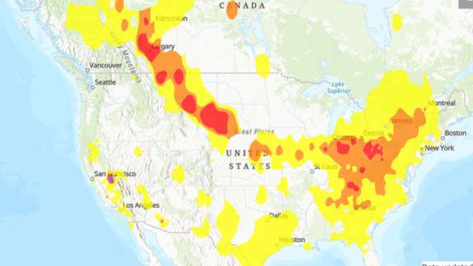 Why isn't Biden doing more about the Canadian WMD smoke bomb it is sending into the United States? When is enough ENOUGH?