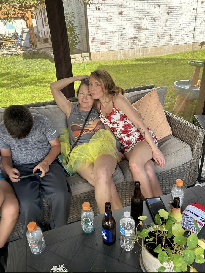 Do you still hang out with your family a lot?