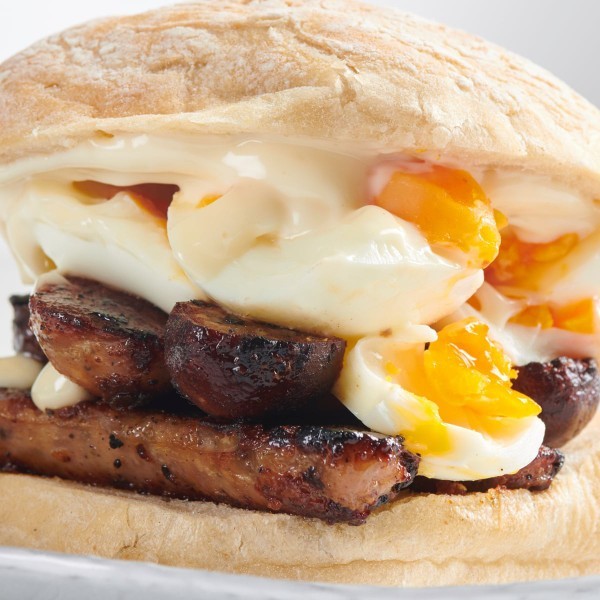 Egg and sausage. Which way round?