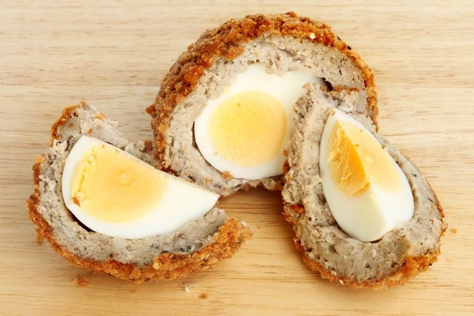 Egg and sausage. Which way round?