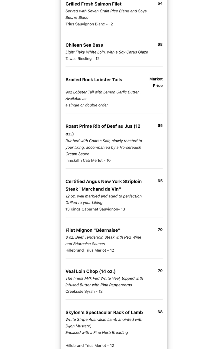 My cousin is buying me a meal here for my birthday, what should I order?